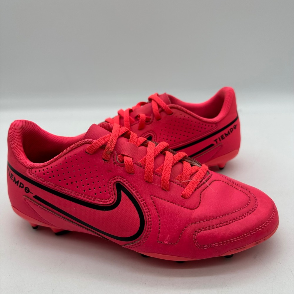 Nike DA1331-600 Youth Size 6Y Tiempo Legend 9 Club MG Pink Blast Soccer Cleats
